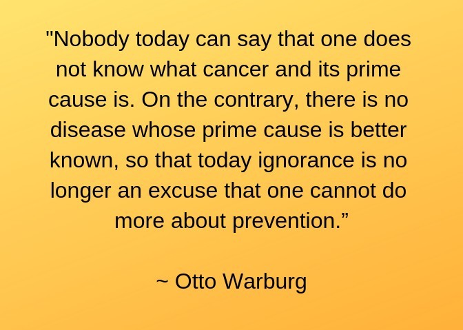 Otto Warburg quote