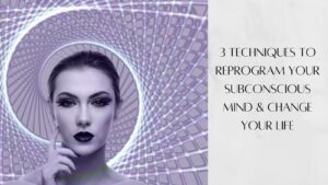 3 Techniques To Reprogram Your Subconscious Mind - Woman In Purple Spiral