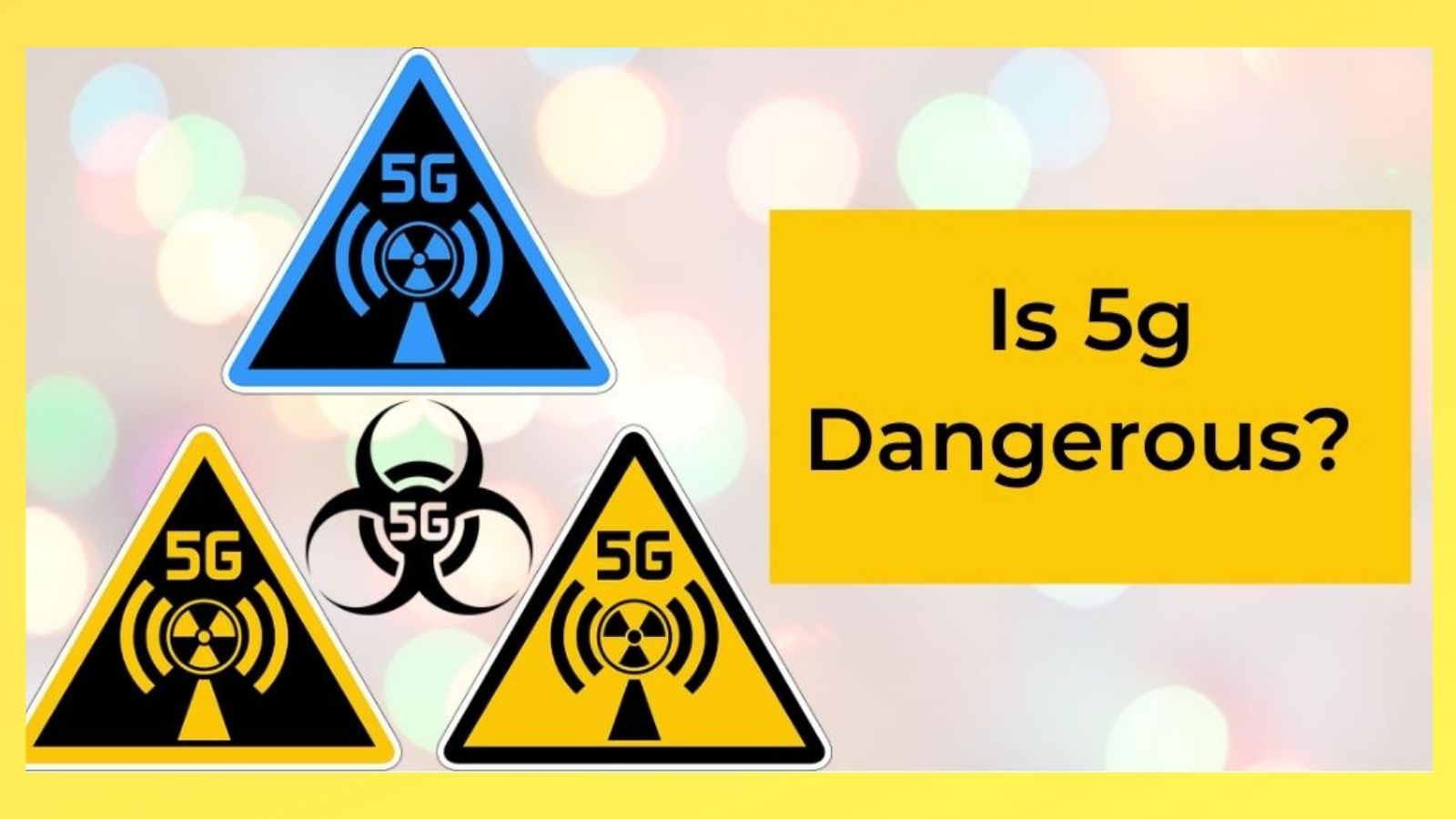 Is 5G More Dangerous Than 4G - 5G Icons