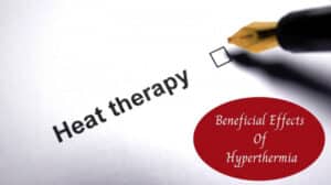 Whole Body Hyperthermia - The Words "Heat Therapy" With Checkmark Box
