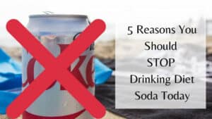 STOP Drinking Diet Soda Today - Coke Can With X On Top